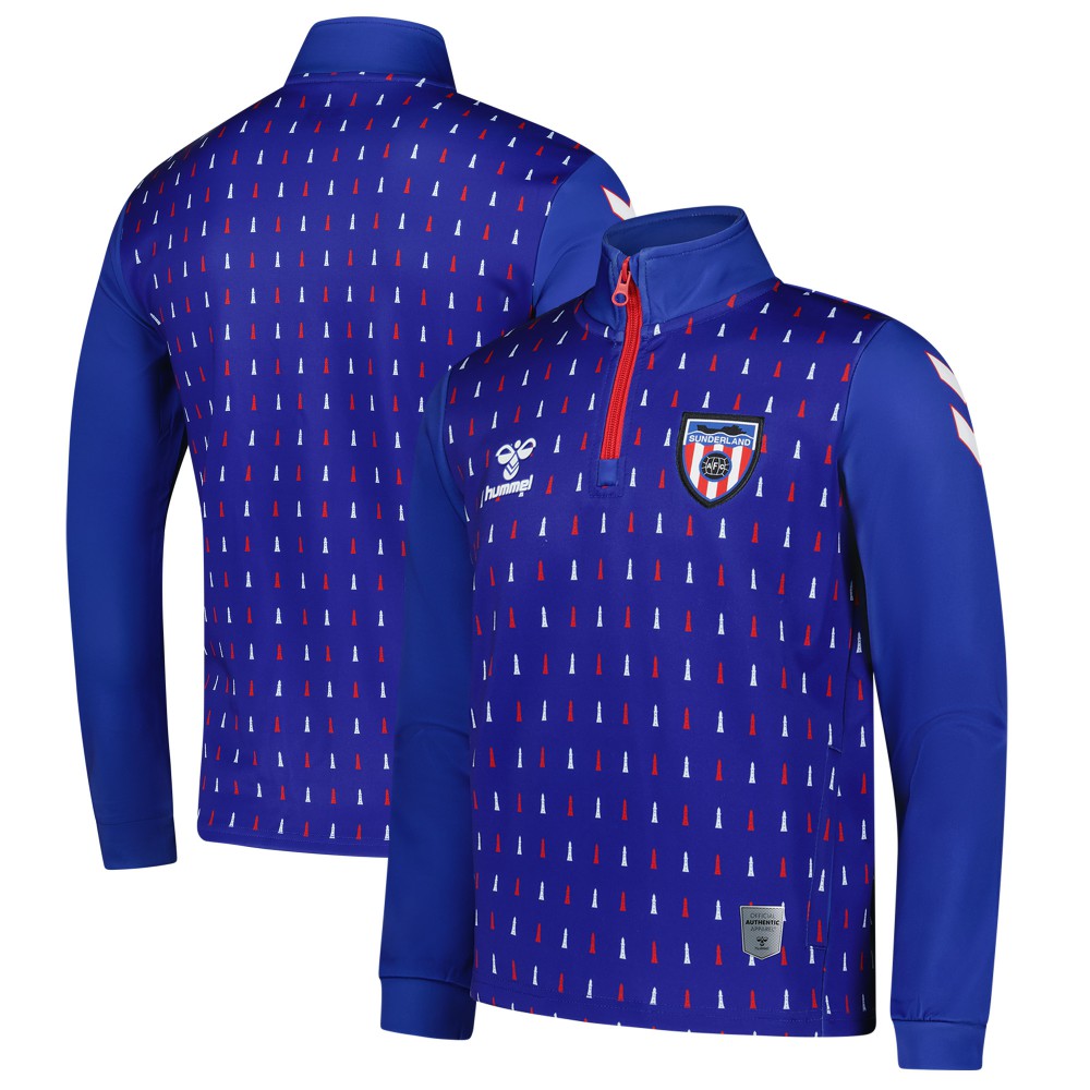 Sunderland Hummel Away Pre-Match Half Zip