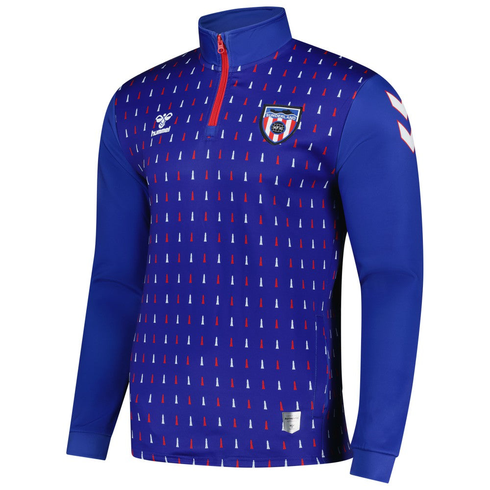 Sunderland Hummel Away Pre-Match Half Zip