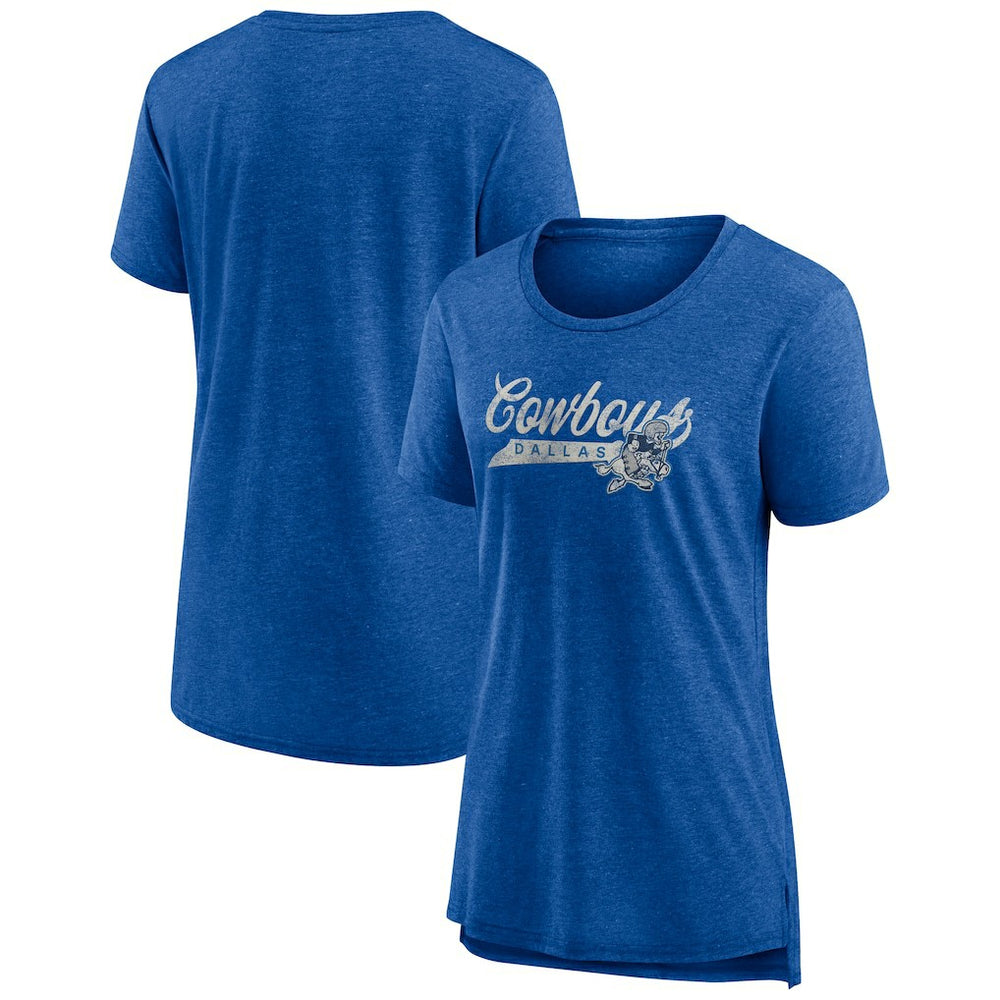 Dallas Cowboys Women's Original Play Tri-Blend T-Shirt | NFL New