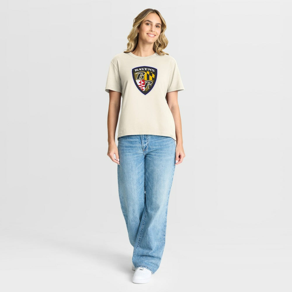 Baltimore Ravens Women's Dove Legacy T-Shirt | NFL On sale