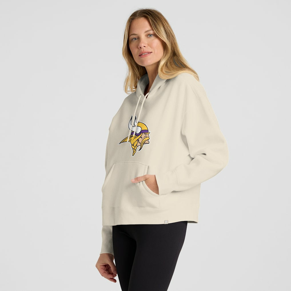 Minnesota Vikings Women's Dove Legacy Pullover Hoodie | NFL Hot