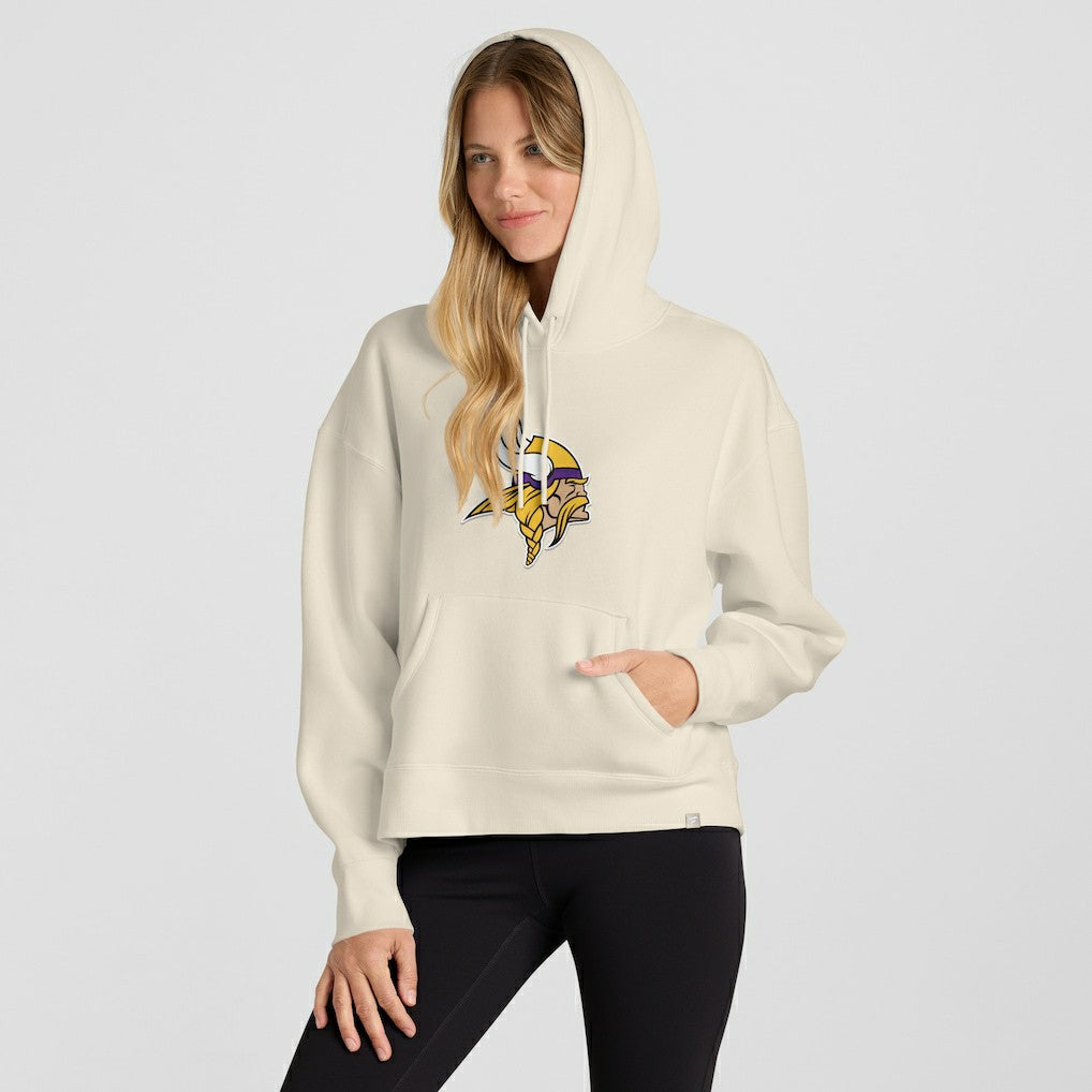 Minnesota Vikings Women's Dove Legacy Pullover Hoodie | NFL Hot