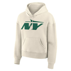 New York Jets Women's Dove Legacy Pullover Hoodie | NFL Outlet