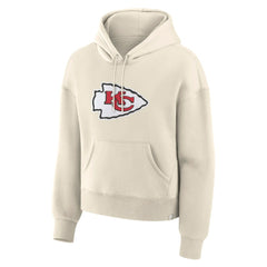 Kansas City Chiefs Women's Dove Legacy Pullover Hoodie | NFL Discount