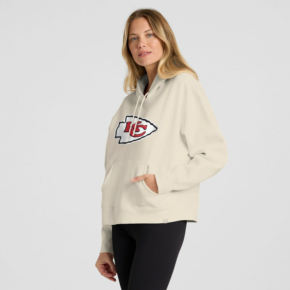 Kansas City Chiefs Women's Dove Legacy Pullover Hoodie | NFL Discount