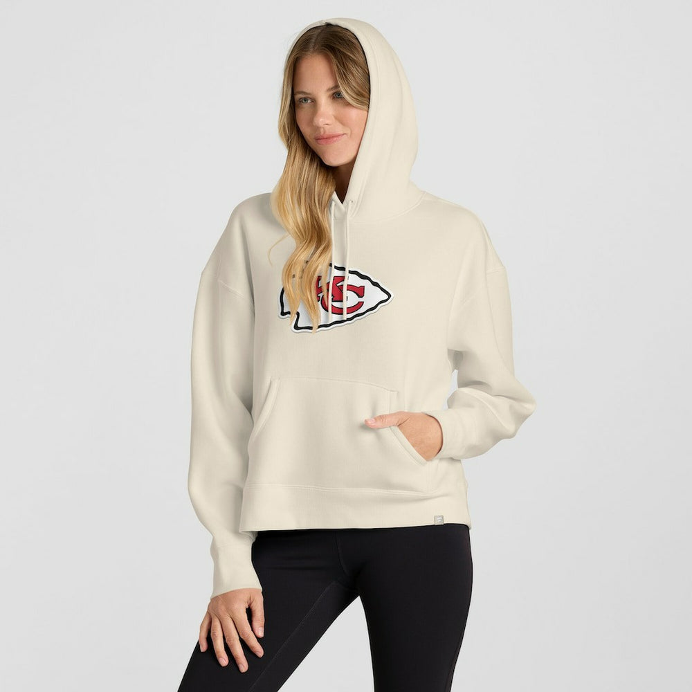 Kansas City Chiefs Women's Dove Legacy Pullover Hoodie | NFL Discount