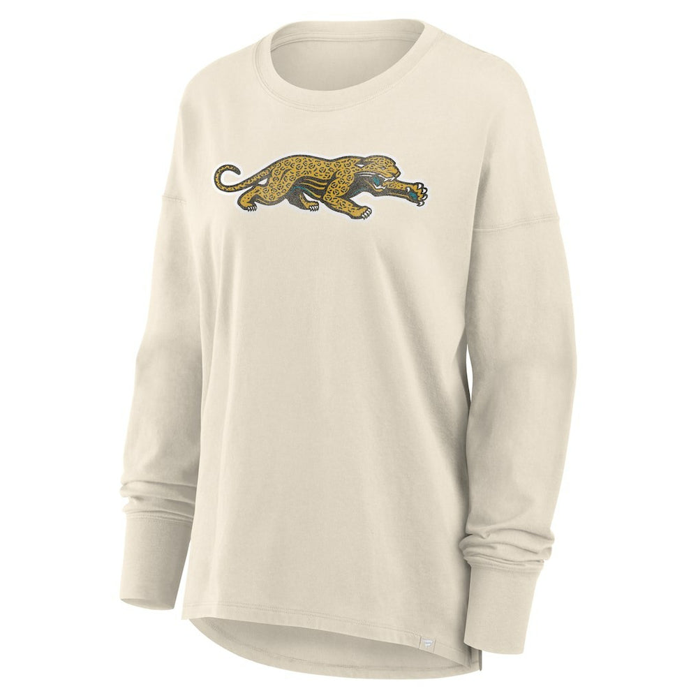 Jacksonville Jaguars Women's Dove Legacy Long Sleeve T-Shirt | NFL Hot