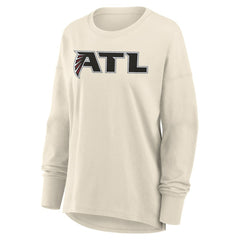 Atlanta Falcons Women's Dove Legacy Long Sleeve T-Shirt | NFL Outlet