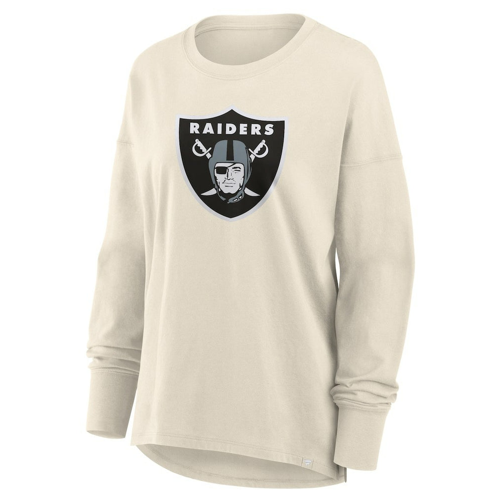 Las Vegas Raiders Women's Dove Legacy Long Sleeve T-Shirt | NFL New