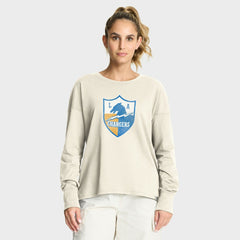 Los Angeles Chargers Women's Dove Legacy Long Sleeve T-Shirt | NFL New