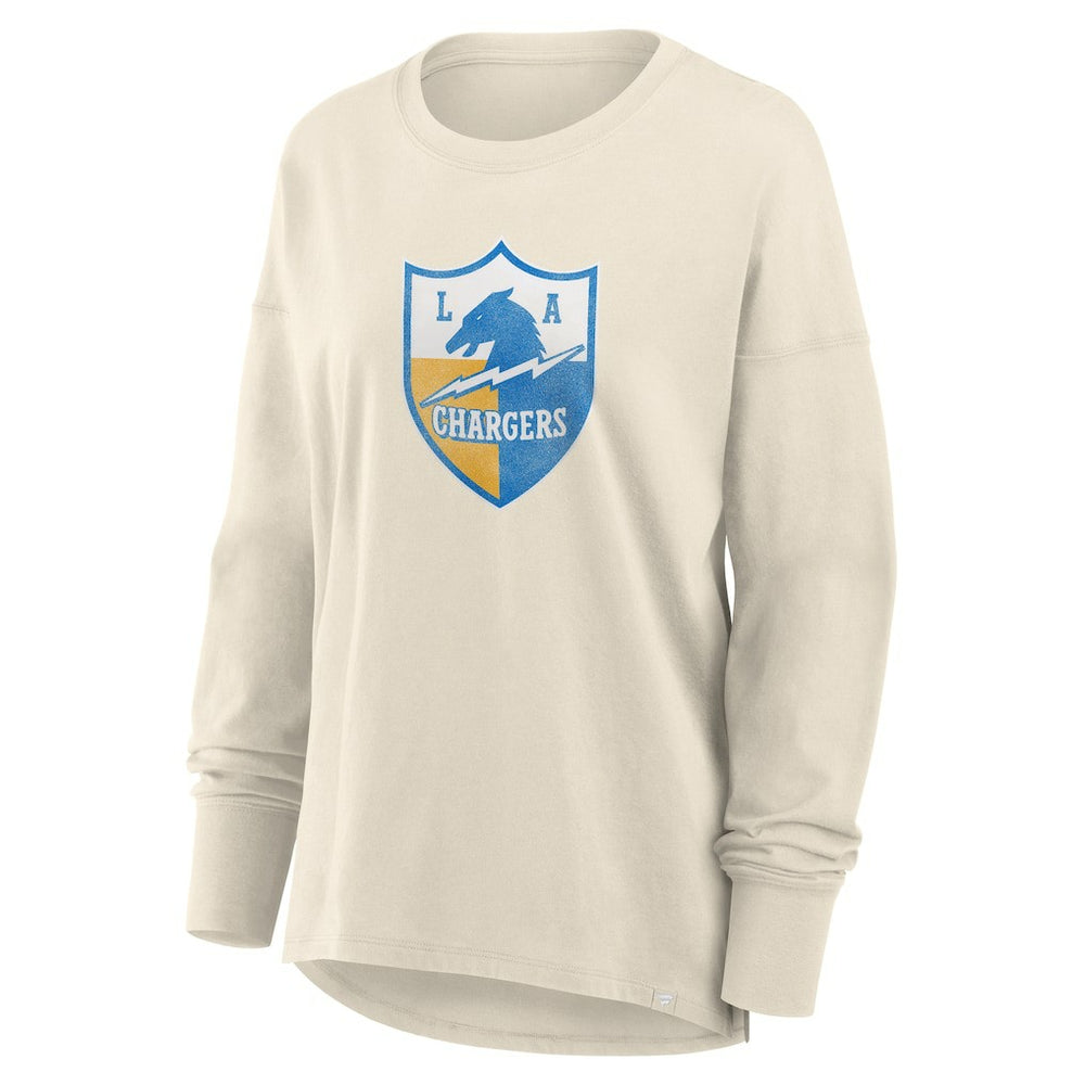 Los Angeles Chargers Women's Dove Legacy Long Sleeve T-Shirt | NFL New