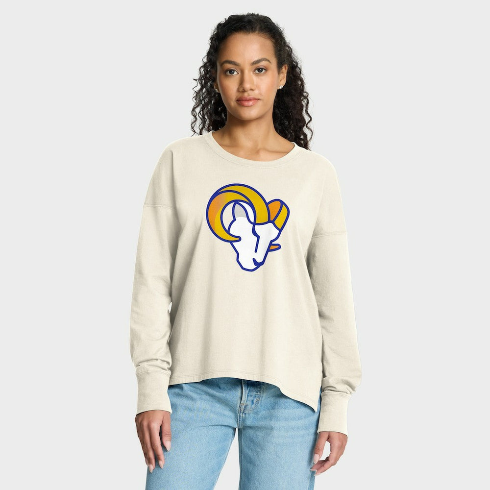 Los Angeles Rams Women's Dove Legacy Long Sleeve T-Shirt | NFL On sale