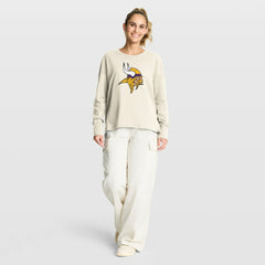 Minnesota Vikings Women's Dove Legacy Long Sleeve T-Shirt | NFL Outlet