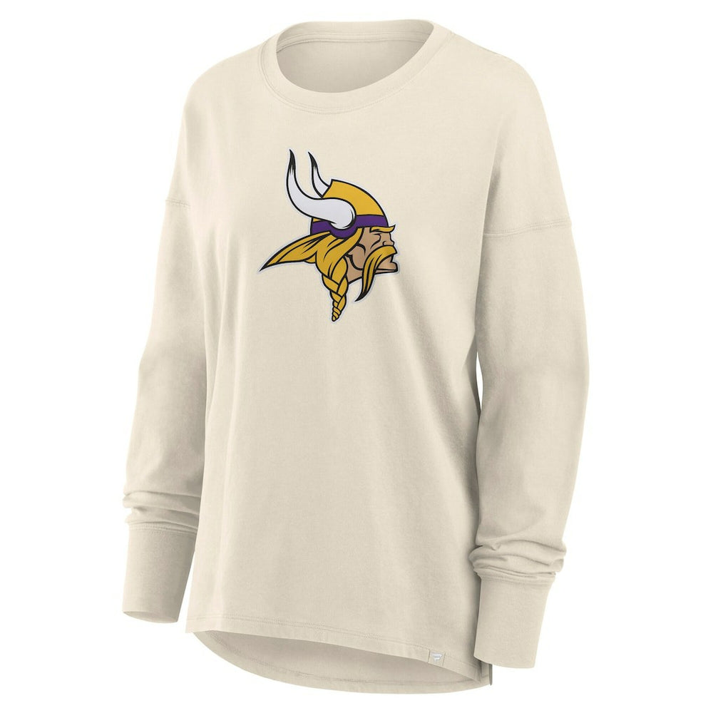 Minnesota Vikings Women's Dove Legacy Long Sleeve T-Shirt | NFL Outlet