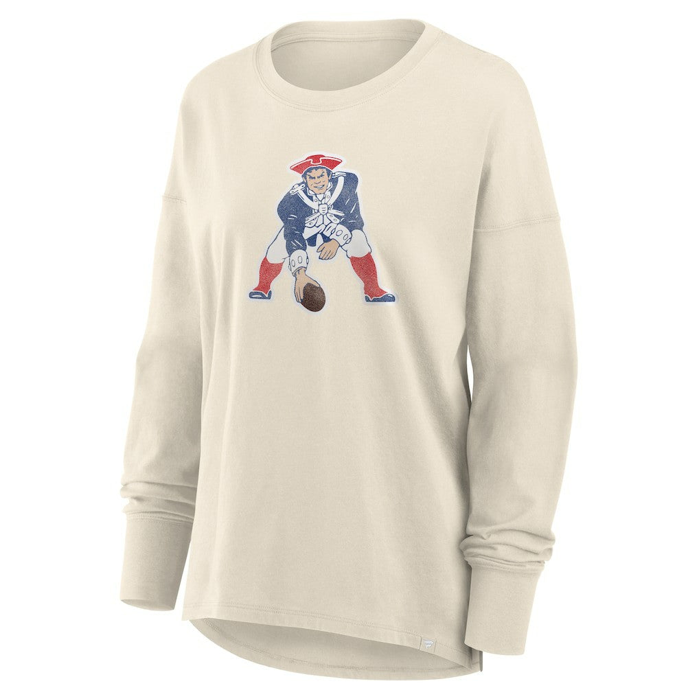 New England Patriots Women's Dove Legacy Long Sleeve T-Shirt | NFL US