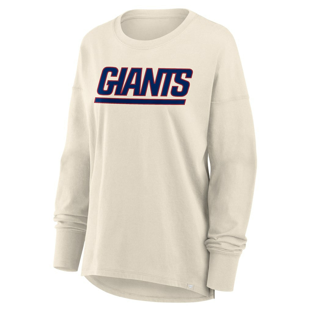New York Giants Women's Dove Legacy Long Sleeve T-Shirt | NFL Online