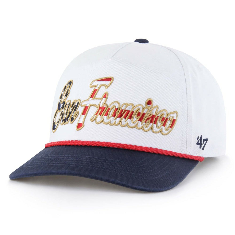 San Francisco Giants '47 Patriotic Overhand Hitch Adjustable Hat - MLB Hats