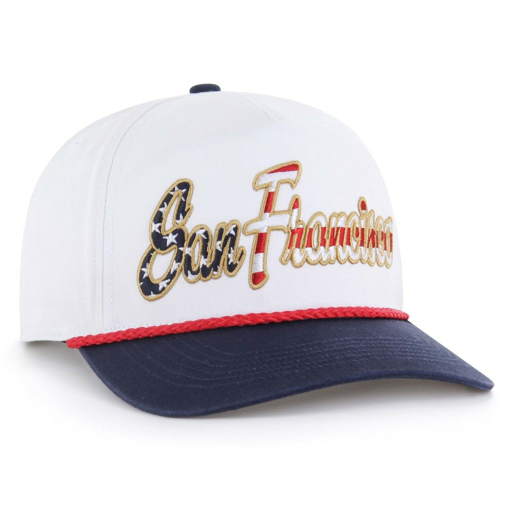 San Francisco Giants '47 Patriotic Overhand Hitch Adjustable Hat - MLB Hats