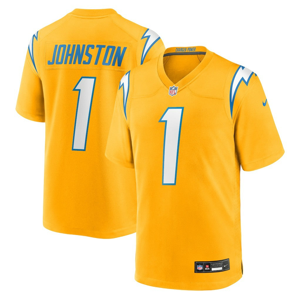 Los Angeles Chargers Quentin Johnston  Alternate Charger Power Game Player Jersey | NFL Near me