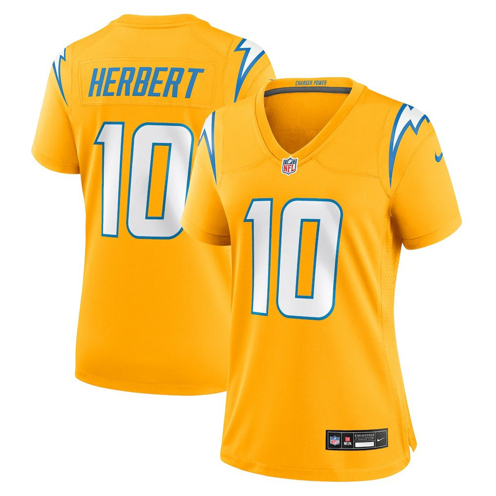 Los Angeles Chargers Justin Herbert  Women's Alternate Charger Power Game Jersey | NFL On sale