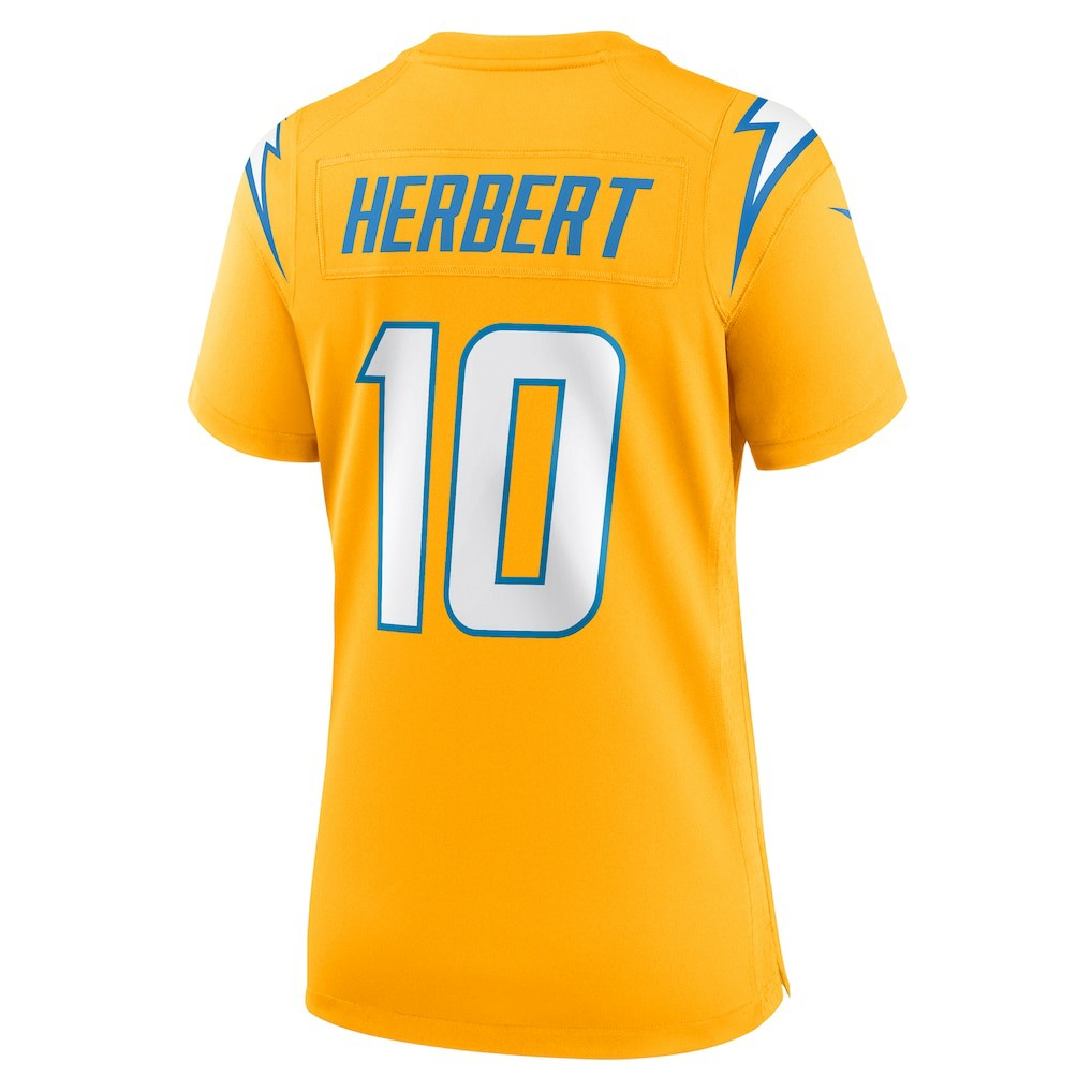 Los Angeles Chargers Justin Herbert  Women's Alternate Charger Power Game Jersey | NFL On sale
