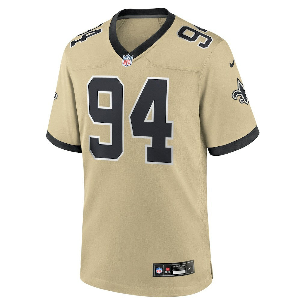 New Orleans Saints Cameron Jordan  Gameday Golds Alternate Game Player Jersey | NFL Discount