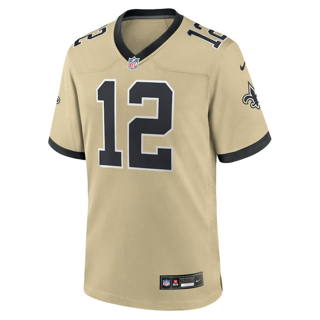 New Orleans Saints Chris Olave  Gameday Golds Alternate Game Player Jersey | NFL On sale