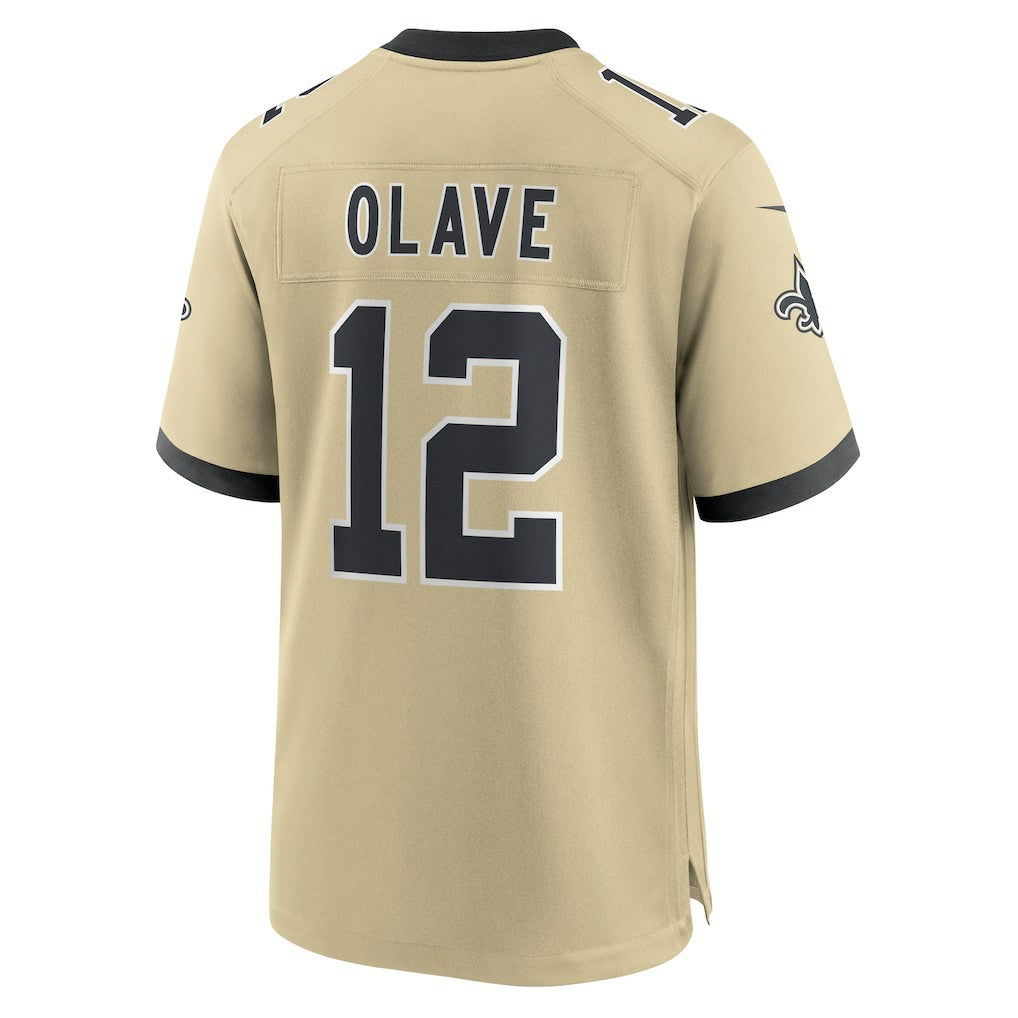 New Orleans Saints Chris Olave  Gameday Golds Alternate Game Player Jersey | NFL On sale