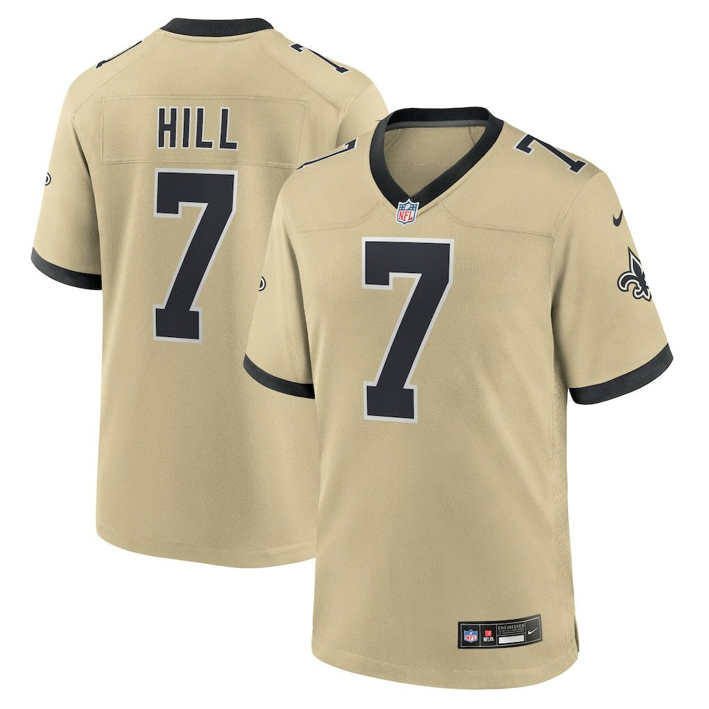 New Orleans Saints Taysom Hill  Gameday Golds Alternate Game Player Jersey | NFL New