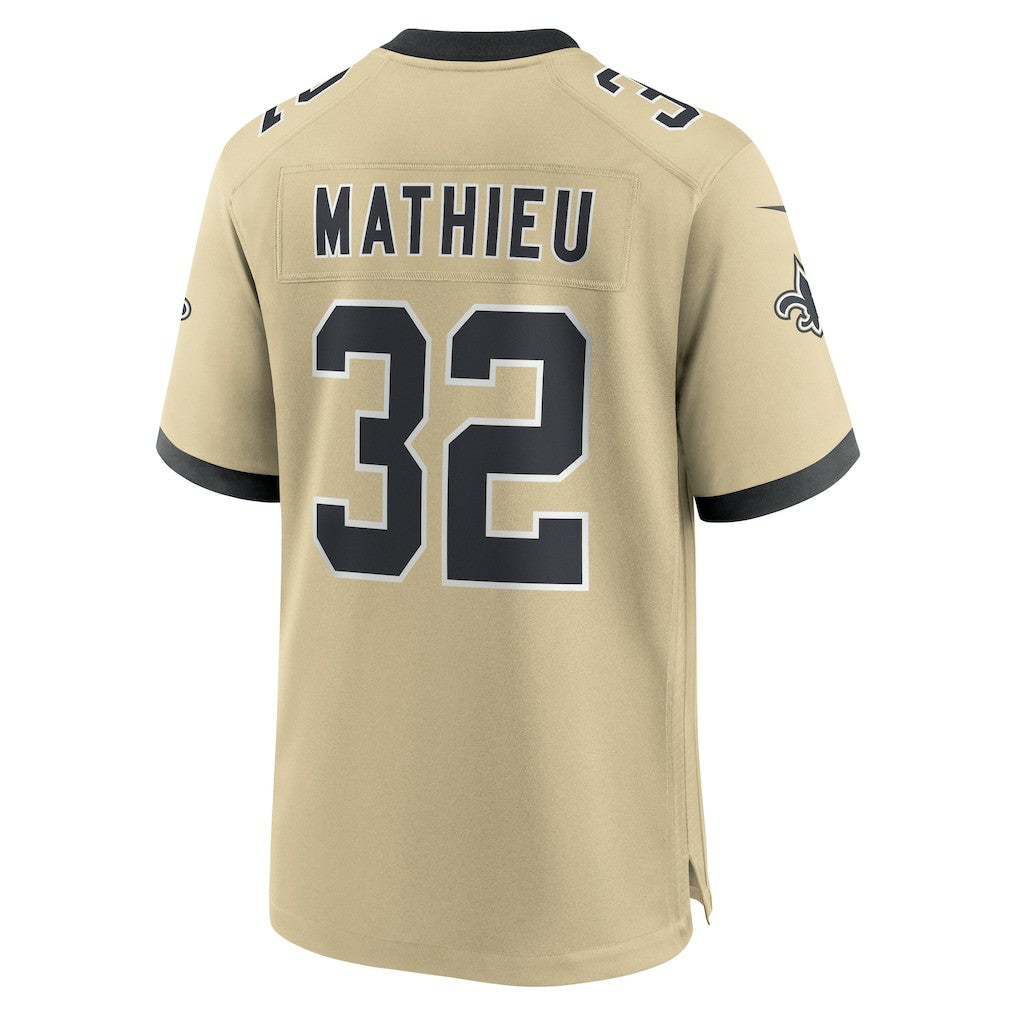 New Orleans Saints Tyrann Mathieu  Gameday Golds Alternate Game Player Jersey | NFL New