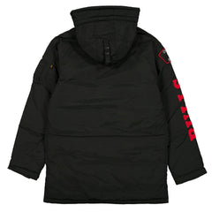 Black Chicago Bulls x Alpha Industries Altitude Mod Full-Snap Parka | NBA