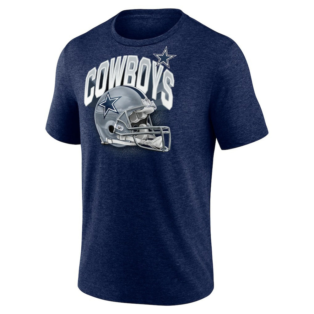 Dallas Cowboys Helmet Tri-Blend T-Shirt | NFL Discount