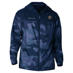 Navy Denver Nuggets Camo Flash Challenger Windbreaker Full-Zip Jacket sale | NBA