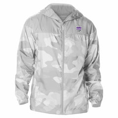 Gray Sacramento Kings Camo Flash Challenger Windbreaker Full-Zip Jacket | NBA