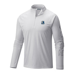 White Dallas Mavericks Terminal Tackle Raglan Omni-Shade Quarter-Zip Jacket sale | NBA