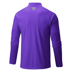Purple Sacramento Kings Terminal Tackle Raglan Omni-Shade Quarter-Zip Jacket | NBA