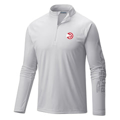 White Atlanta Hawks Terminal Tackle Raglan Omni-Shade Quarter-Zip Jacket | NBA