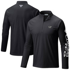 Black Brooklyn Nets Terminal Tackle Raglan Omni-Shade Quarter-Zip Jacket | NBA