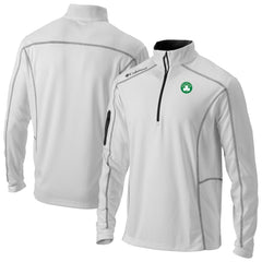 White Boston Celtics Omni-Wick Shotgun Quarter-Zip Pullover | NBA