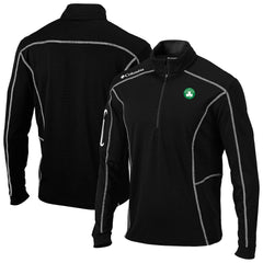 Black Boston Celtics Omni-Wick Shotgun Quarter-Zip Pullover | NBA