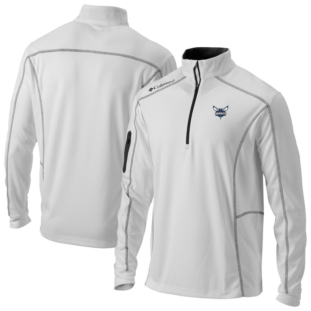 White Charlotte Hornets Omni-Wick Shotgun Quarter-Zip Pullover | NBA