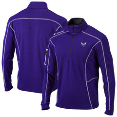 Purple Charlotte Hornets Omni-Wick Shotgun Quarter-Zip Pullover | NBA