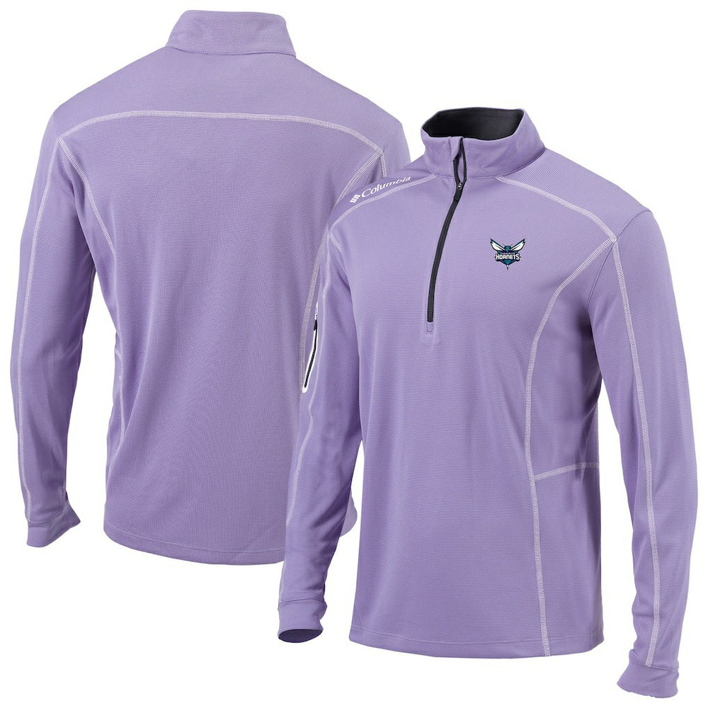 Lavender Charlotte Hornets Omni-Wick Shotgun Quarter-Zip Pullover | NBA