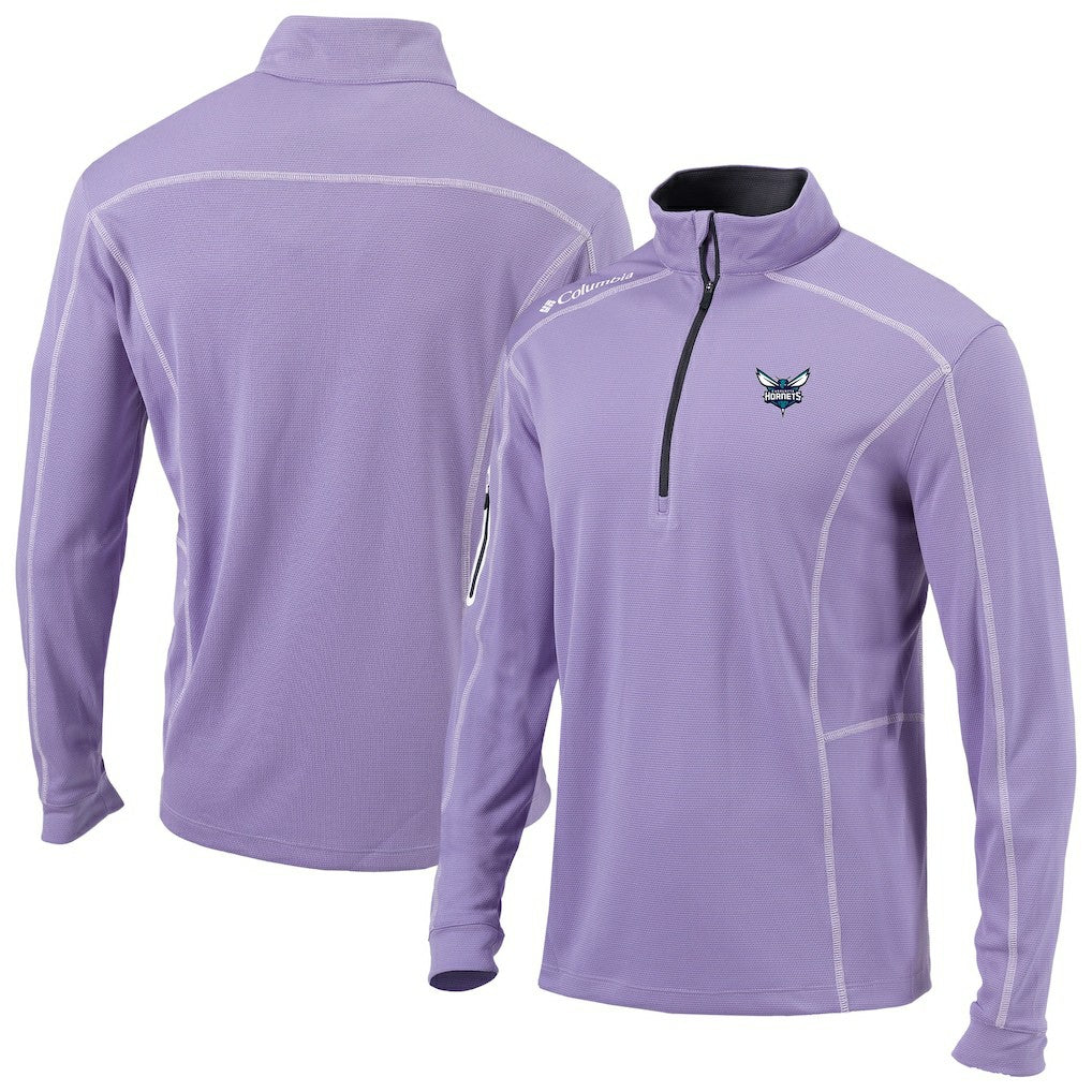 Lavender Charlotte Hornets Omni-Wick Shotgun Quarter-Zip Pullover | NBA