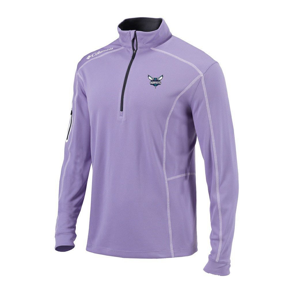 Lavender Charlotte Hornets Omni-Wick Shotgun Quarter-Zip Pullover | NBA