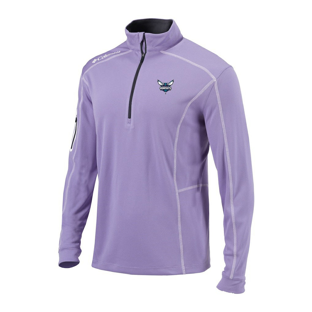 Lavender Charlotte Hornets Omni-Wick Shotgun Quarter-Zip Pullover | NBA