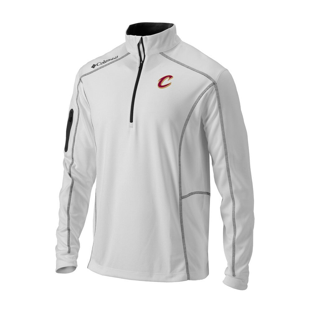 White Cleveland Cavaliers Omni-Wick Shotgun Quarter-Zip Pullover sale | NBA