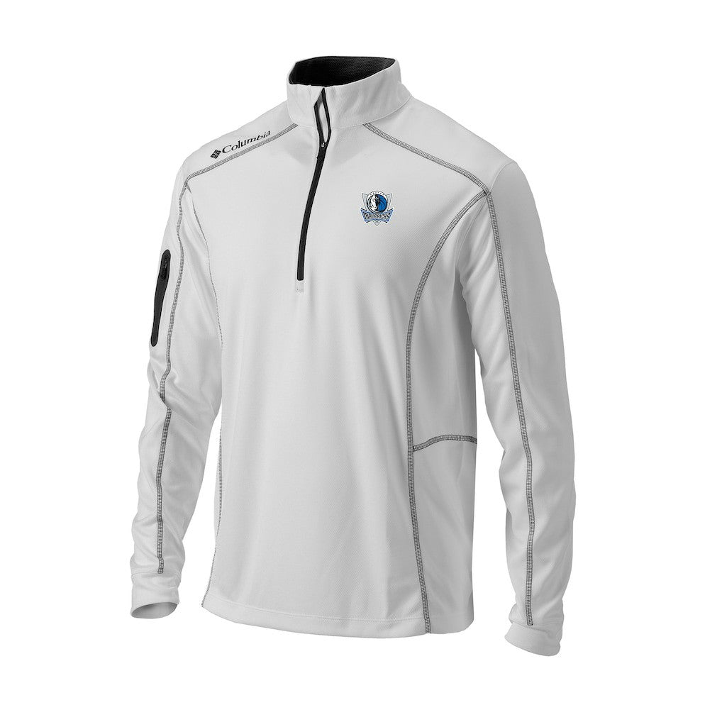 White Dallas Mavericks Omni-Wick Shotgun Quarter-Zip Pullover sale | NBA