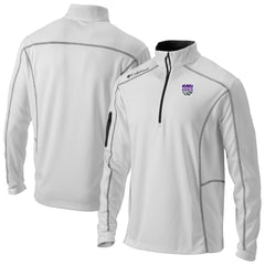 White Sacramento Kings Omni-Wick Shotgun Quarter-Zip Pullover | NBA