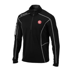 Black Atlanta Hawks Omni-Wick Shotgun Quarter-Zip Pullover | NBA